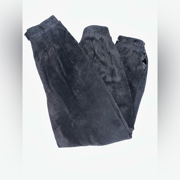 Vintage VAKKO Suede/Leather Pants - Picture 4 of 5
